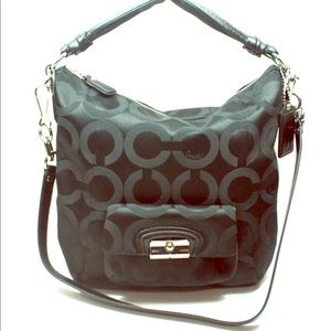 Coach Kristin Opt Art Sateen Hobo/Crossbody Bag